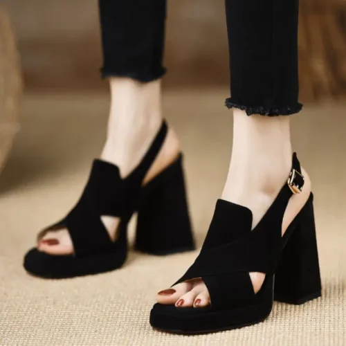Women’s Chunky High Heel Sandals