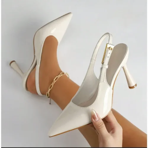 Elegant Women's Stiletto Heeled Sandals